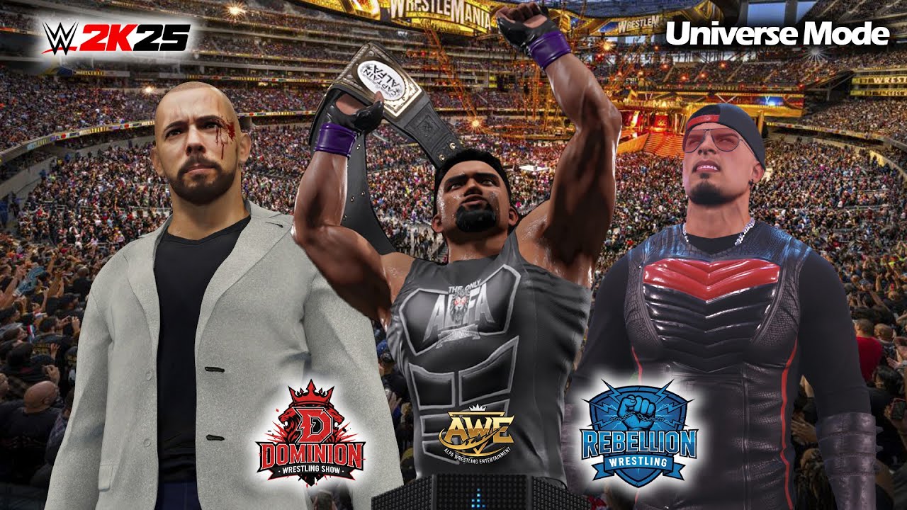 🔴 Rebellion & Dominion Week Bermula | WWE 2K25 Universe Mode #wwe #wwe2k25