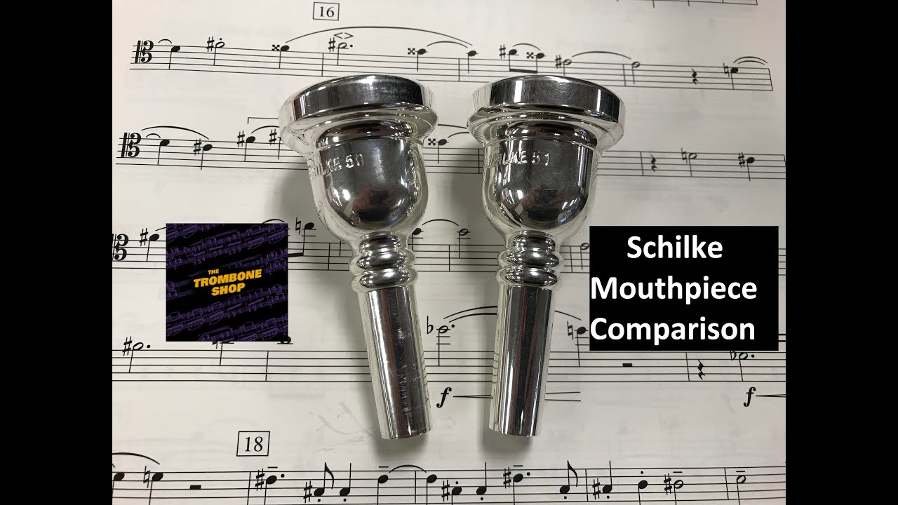 Schilke 50 & 51 Trombone Mouthpiece Comparison