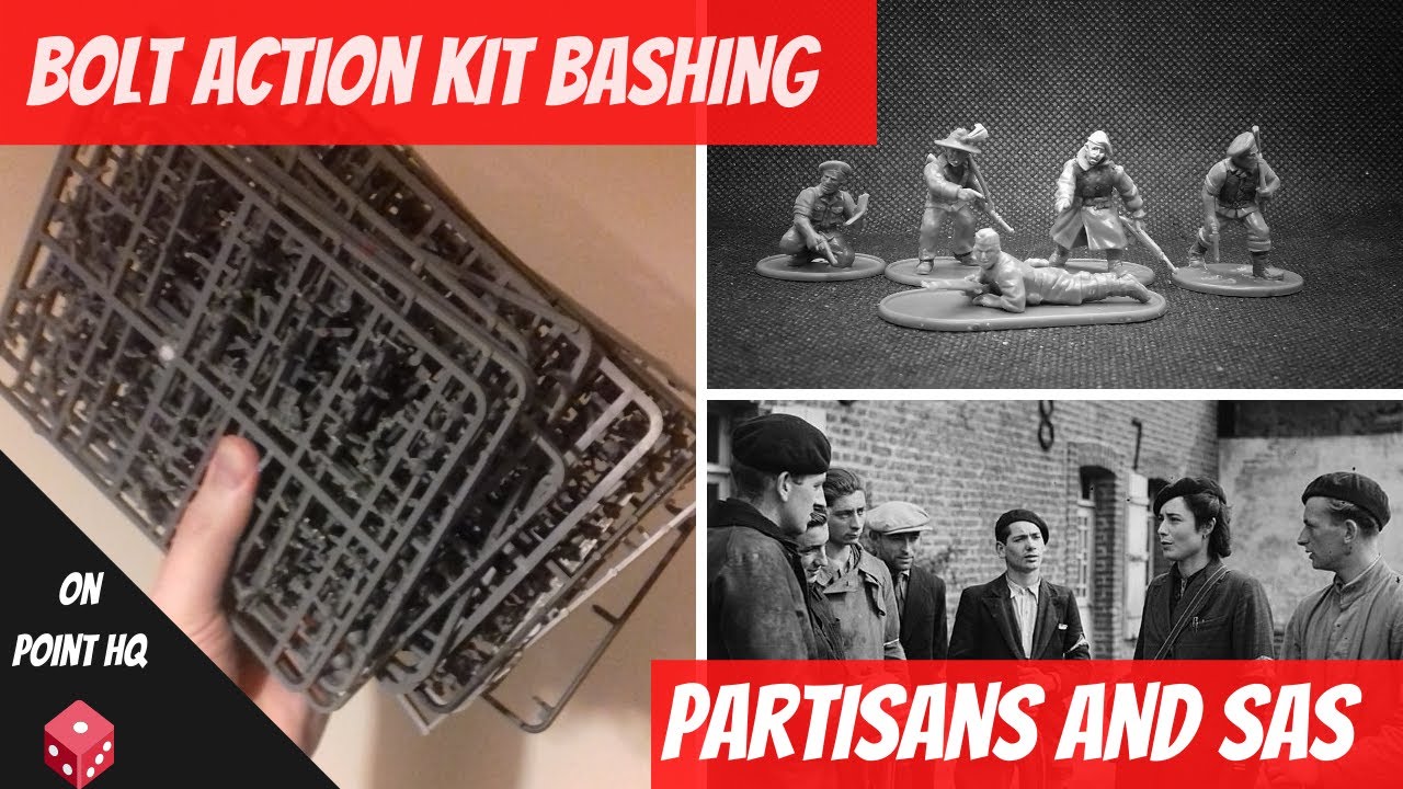 Bolt Action kit bashing - Partisans and SAS