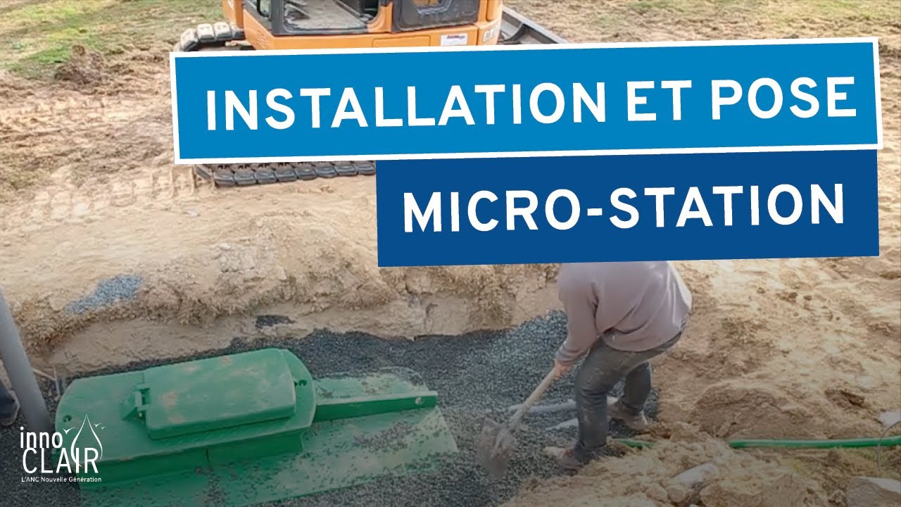 Installation et pose d'une microstation INNOCLAIR