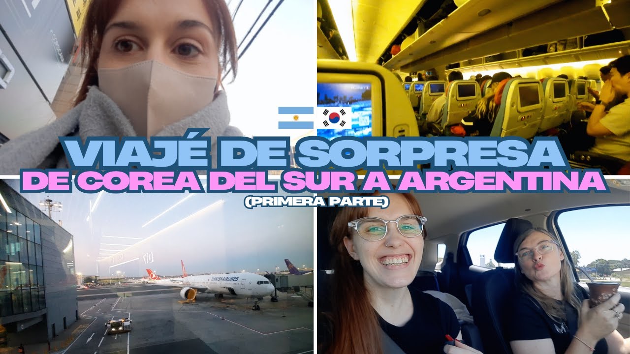 DE COREA DEL SUR A ARGENTINA: COVID POSITIVO, 50 HORAS DE VIAJE Y VALIJAS ROTAS (Parte 1) | Vlog #8