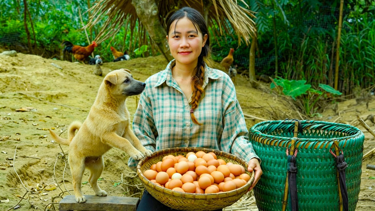 430 Days: The Simple Lifestyle of a Single Mother in the Countryside: Harvesting and Big Fish