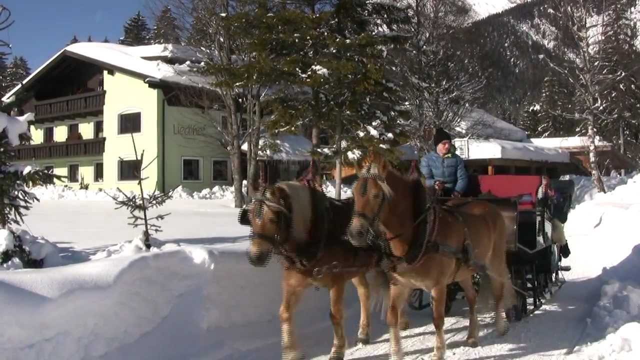 Liedlhof Leutasch  Schlittenfahrt  durch  Leutasch -  JOWI-FILM-HD