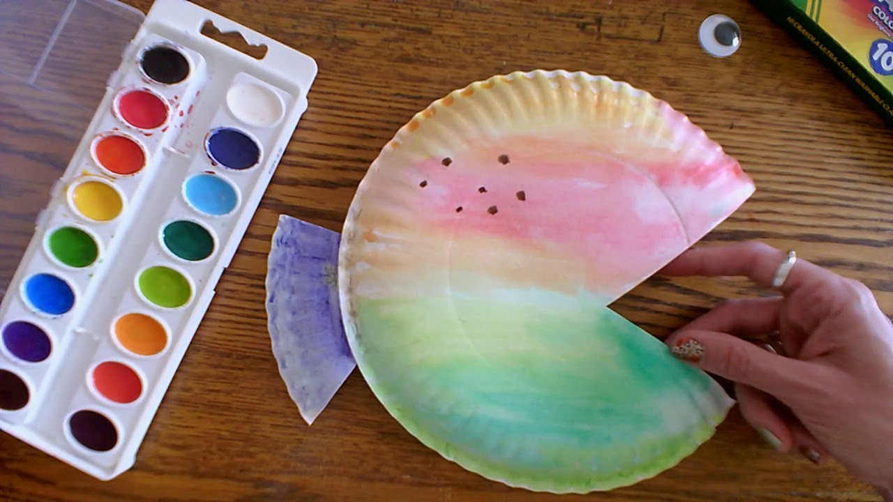 Preschool Craft Time: Paper Plate Fish Craft