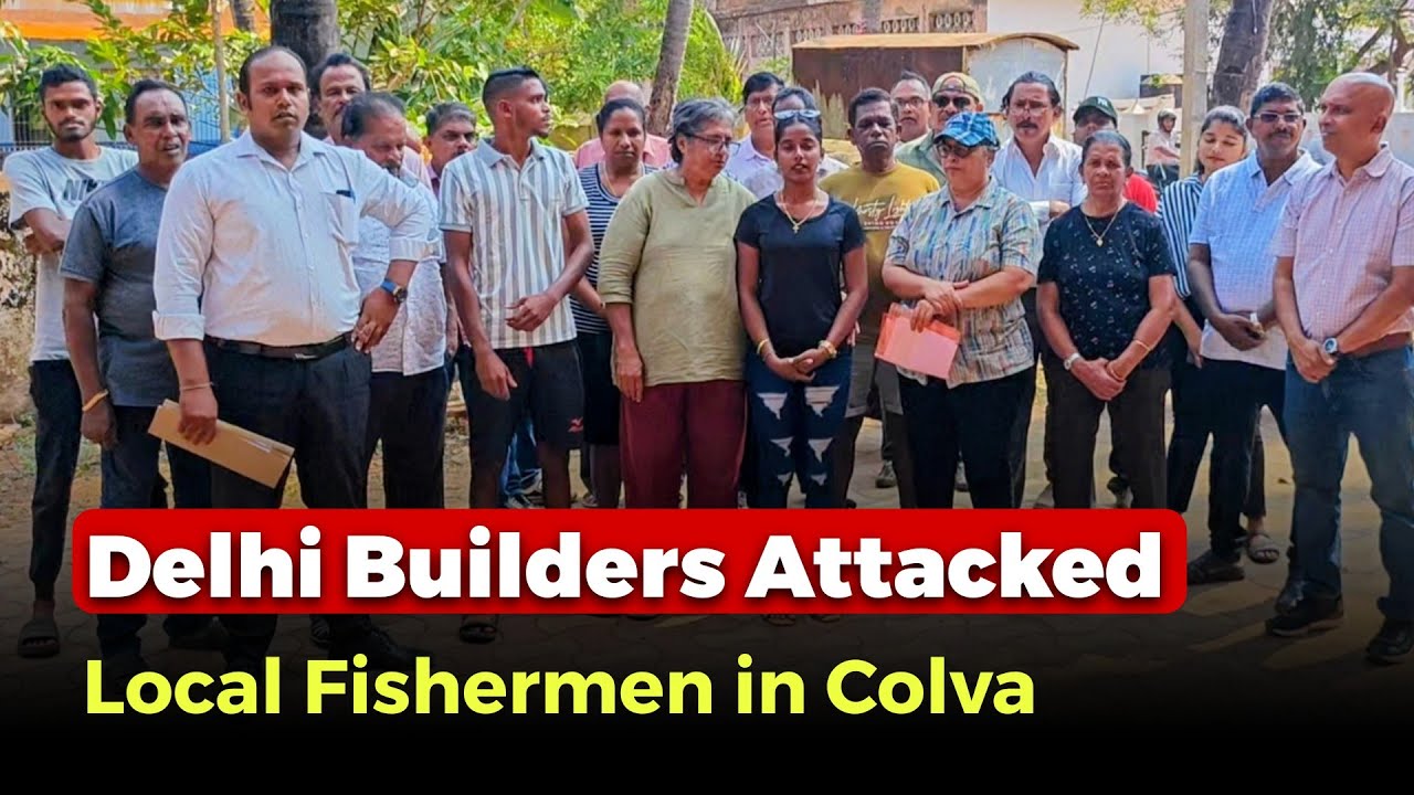 #WATCH | Delhi builders attacked local fishermen in Colva.