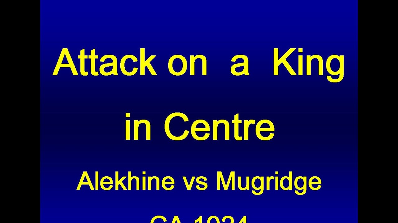 Alekhine vs Mugridge - Los Angeles 1924