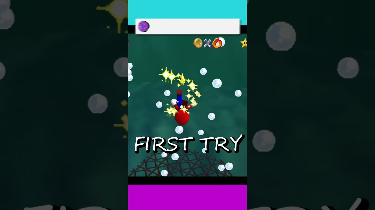 Underwater Leap of faith for a star 