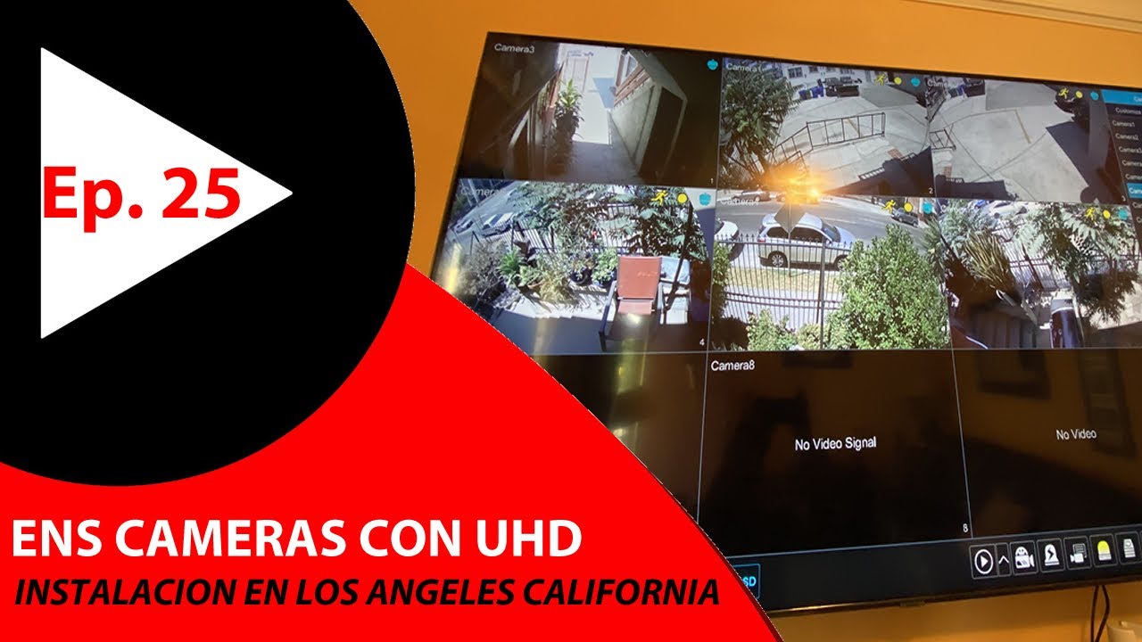 NUEVAS! ENS Security Cameras en Los Angeles | Instalacion Profesional en Los Angeles CA | EP 25