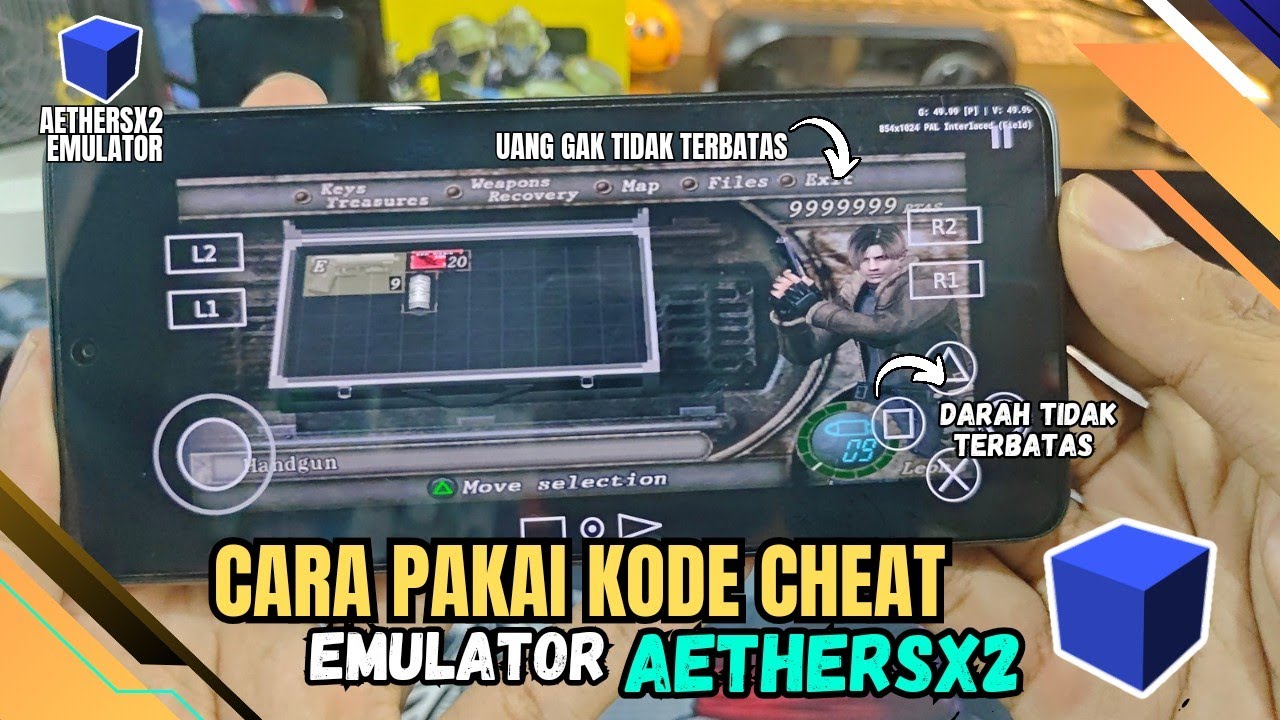 Cara Pasang cheat Semua Game Emulator PS2 Android AetherSX2 | Pasang Code Patch