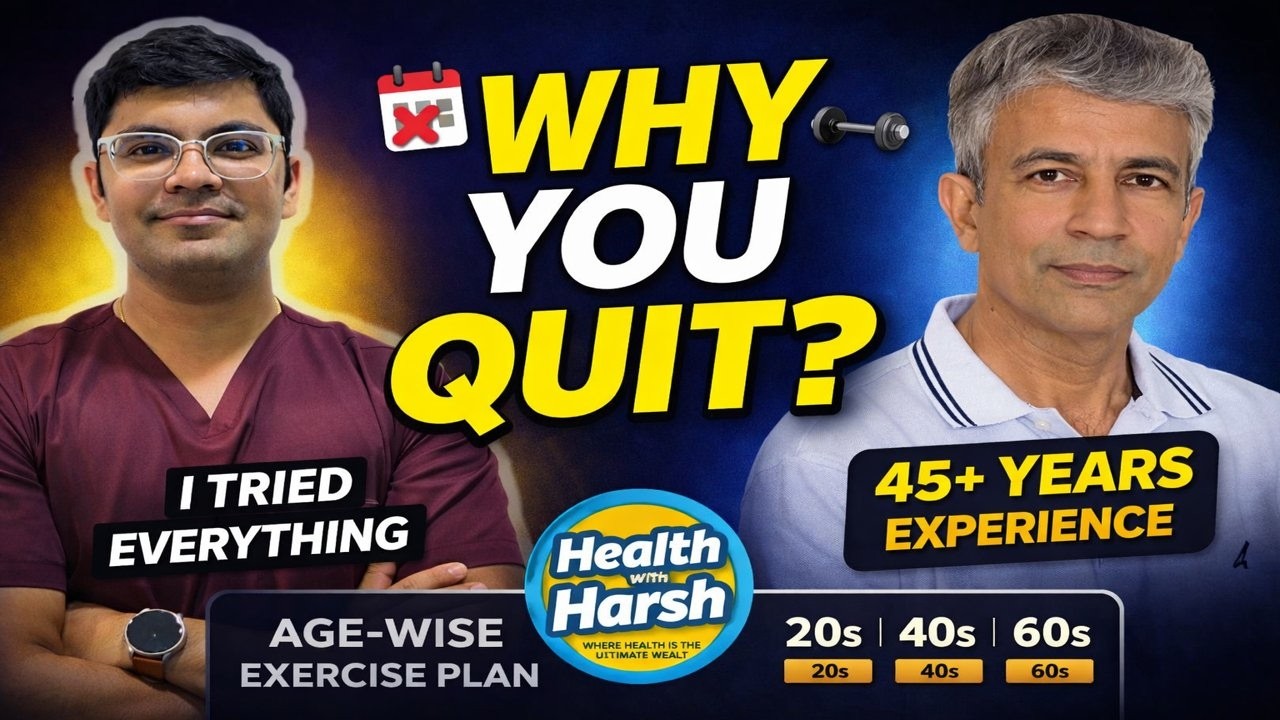 Health with Harsh ft. Jwalant Bhatt: Why You’re Not Consistent with Exercise (And How to Fix It)