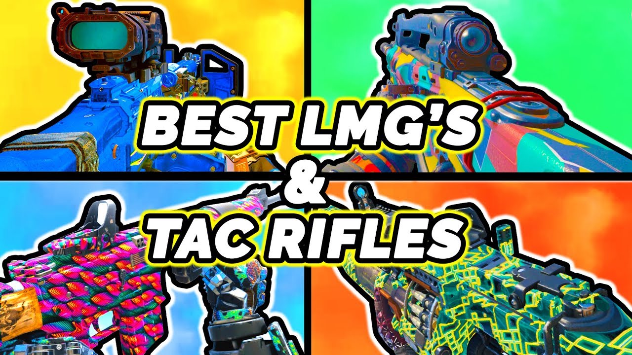 RANKING EVERY LMG AND TACTICAL RIFLE IN BLACK OPS 4