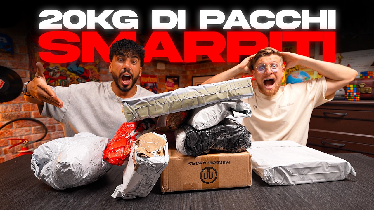 QUESTA VOLTA ABBIAMO ESAGERATO COMPRANDO 20KG DI PACCHI SMARRITI - OGGI ABBIAMO DAVVERO SBANCATO!