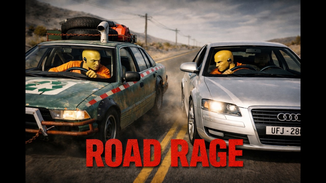 Road Rage – A Short Film | BeamNG.drive Cinematic Crash
