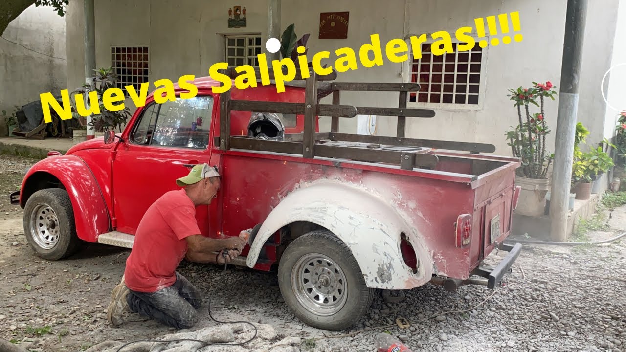 Modificando las Salpicaderas del VochoCamioneta!!!!!