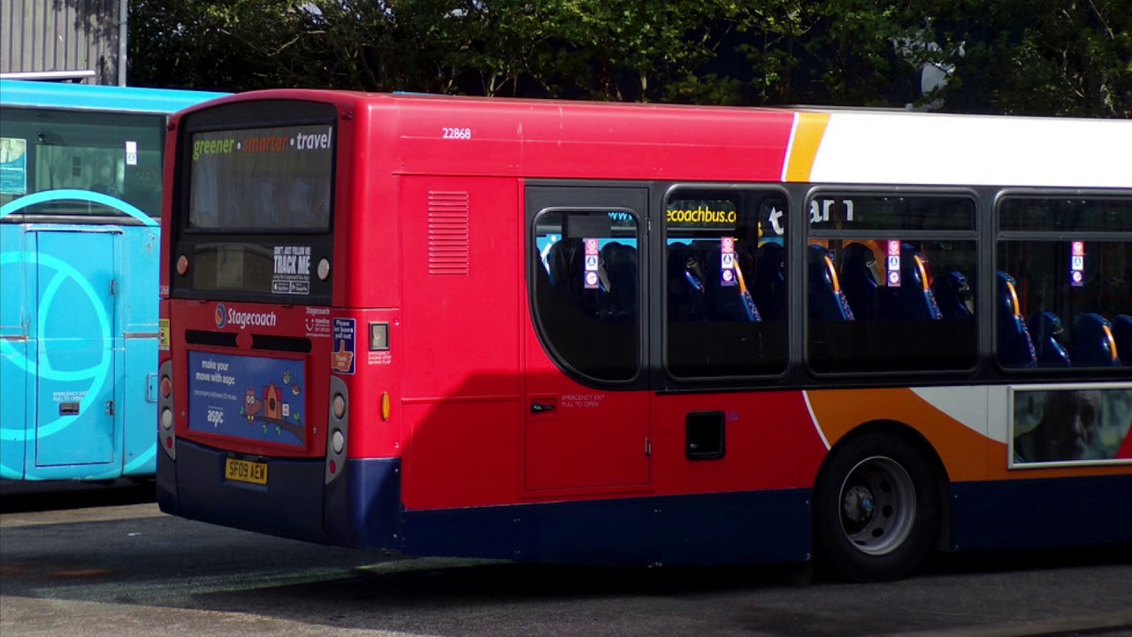 [AUDIO ONLY] [LOUD VOITH KICKDOWN] Stagecoach Bluebird MAN 18.240LF ADL Enviro300 22868 (SF09 AEW)