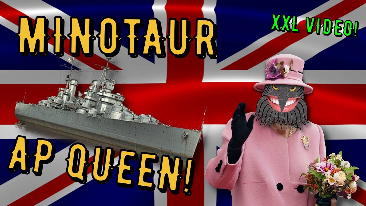 World of Warships Legends - MINOTAUR - Legendär - AP QUEEN! XXL VIDEO! [deutsch/ gameplay]