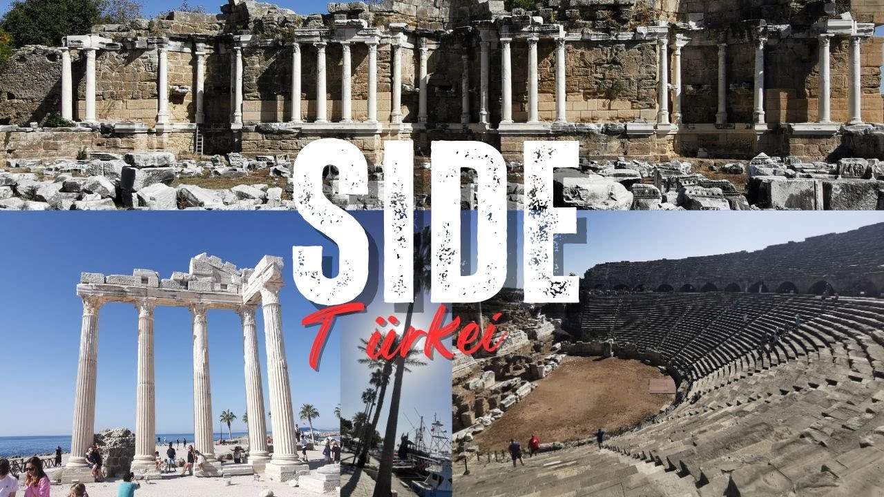 1 Tag in SIDE | Apollon-Tempel,  Amphitheater, Archäologische Stätten und Hafen | Türkei Sightseeing