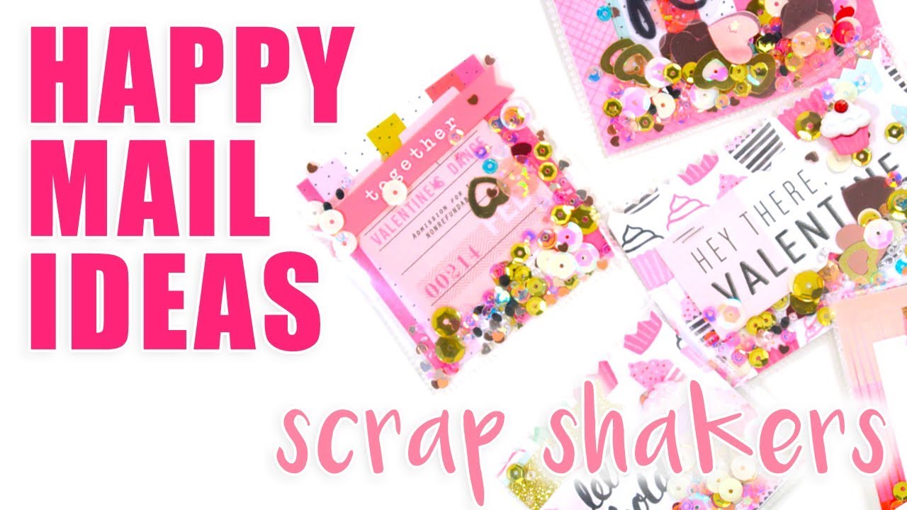 HAPPY MAIL IDEAS // Shaker Pockets from Scraps! // Build Your Stash!