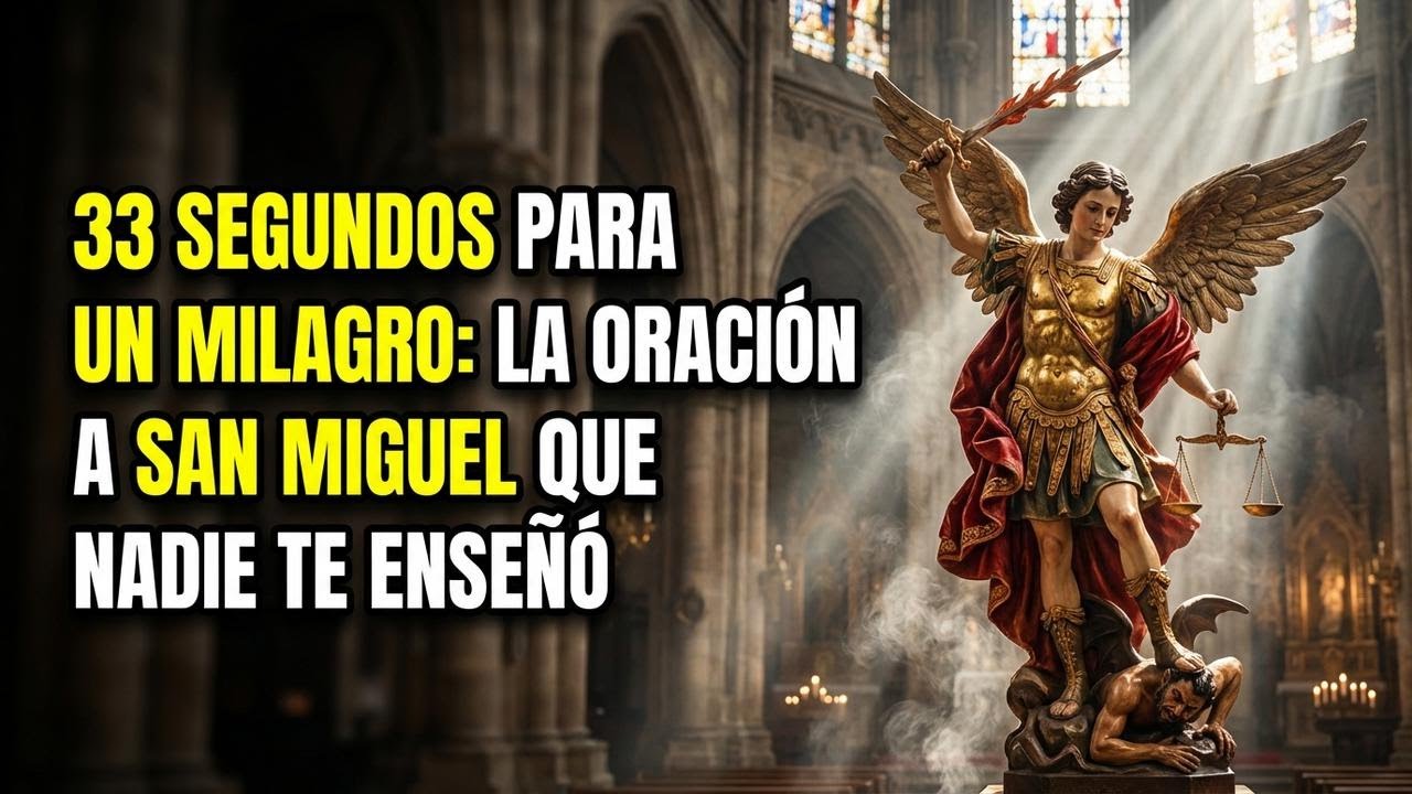 33 SEGUNDOS para un Milagro: La Oración a San Miguel que NADIE te enseñó