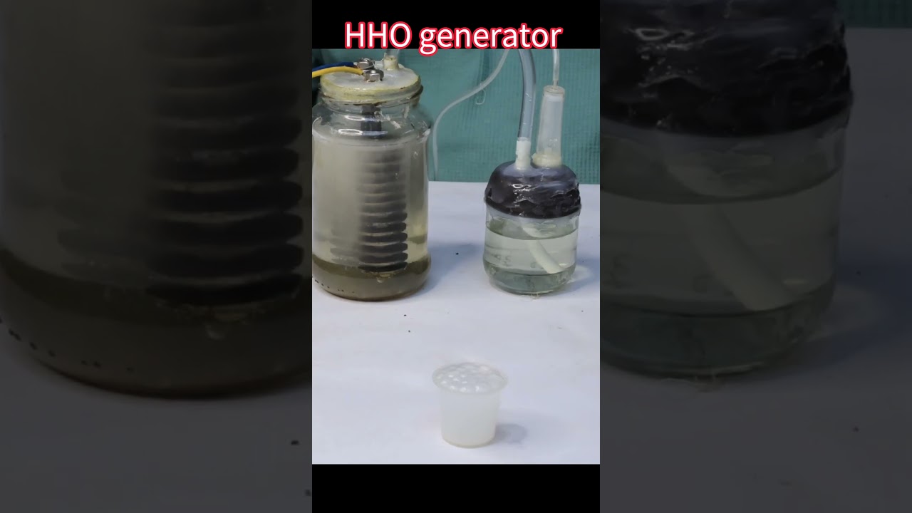 Simple hydrogen generator making #shorts