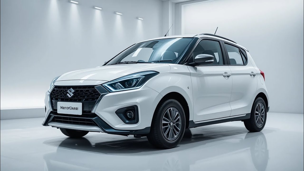 2027 Maruti Suzuki White Hatchback Concept – Future of Compact Cars Revealed!