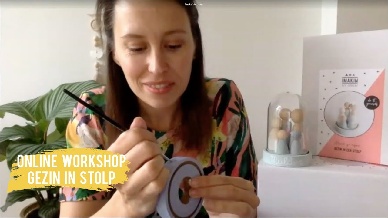 Opname live online workshop "Gezin in Stolp" tijdens KreaDoe Online 2020 | IMAKIN