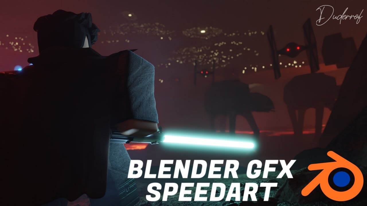 JEDI CLIFF THUMBNAIL [Roblox GFX Speed Art]