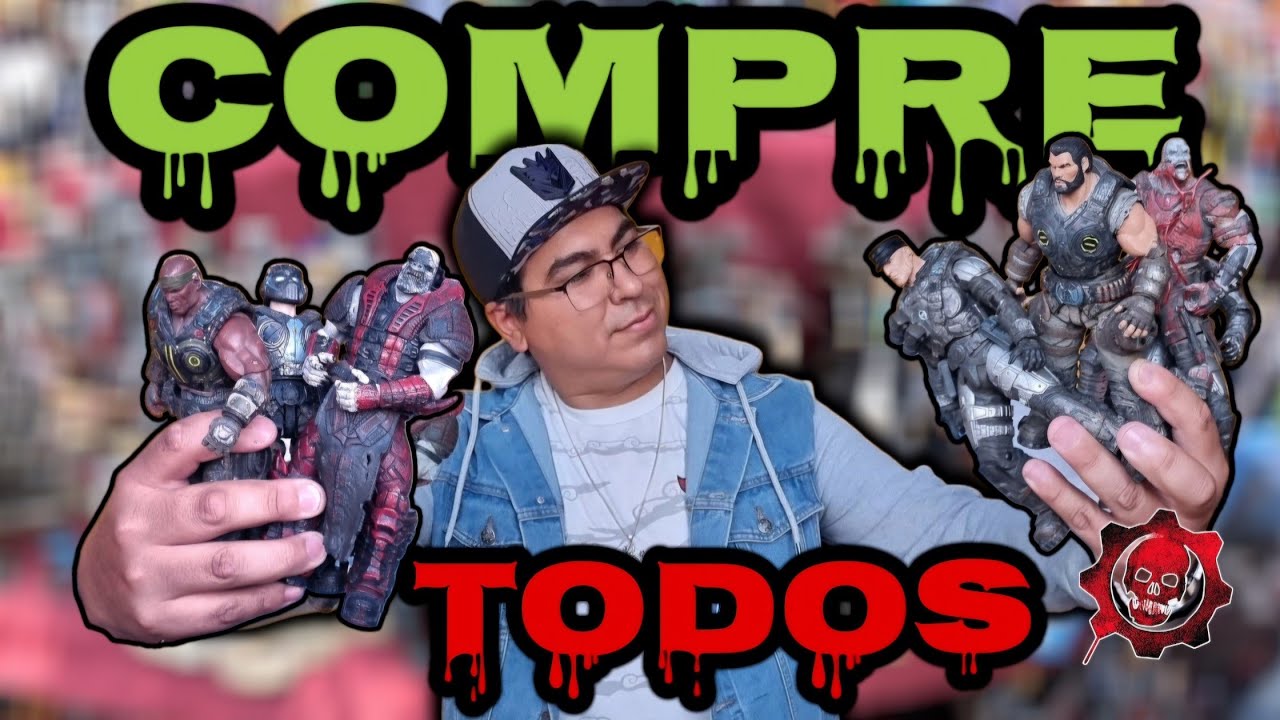 COMPRE TODAS LAS FIGURAS de GEARS OF WAR del tianguis ROCK SHOW #gearsofwar #gearsofwar3 #neca #toys