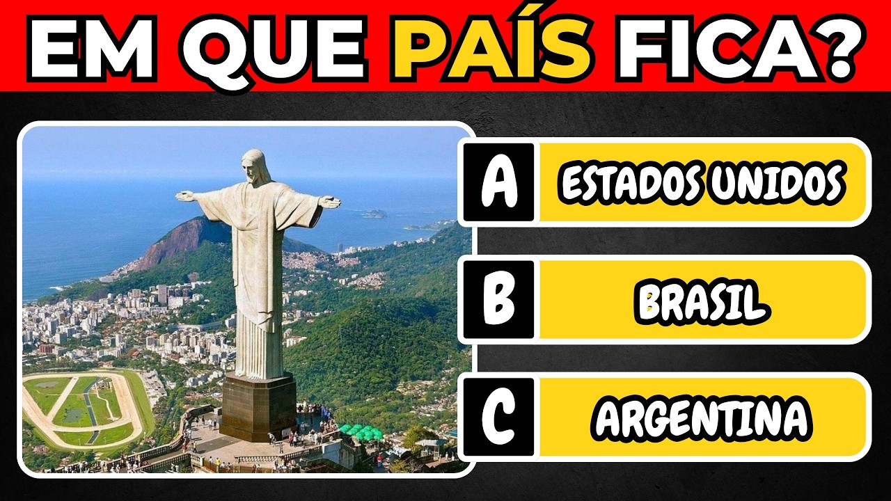 🌎 Adivinhe o País Pela Cidade 📸 - Só Gênios da Geografia Acertam Tudo 😳 - Quiz Plus