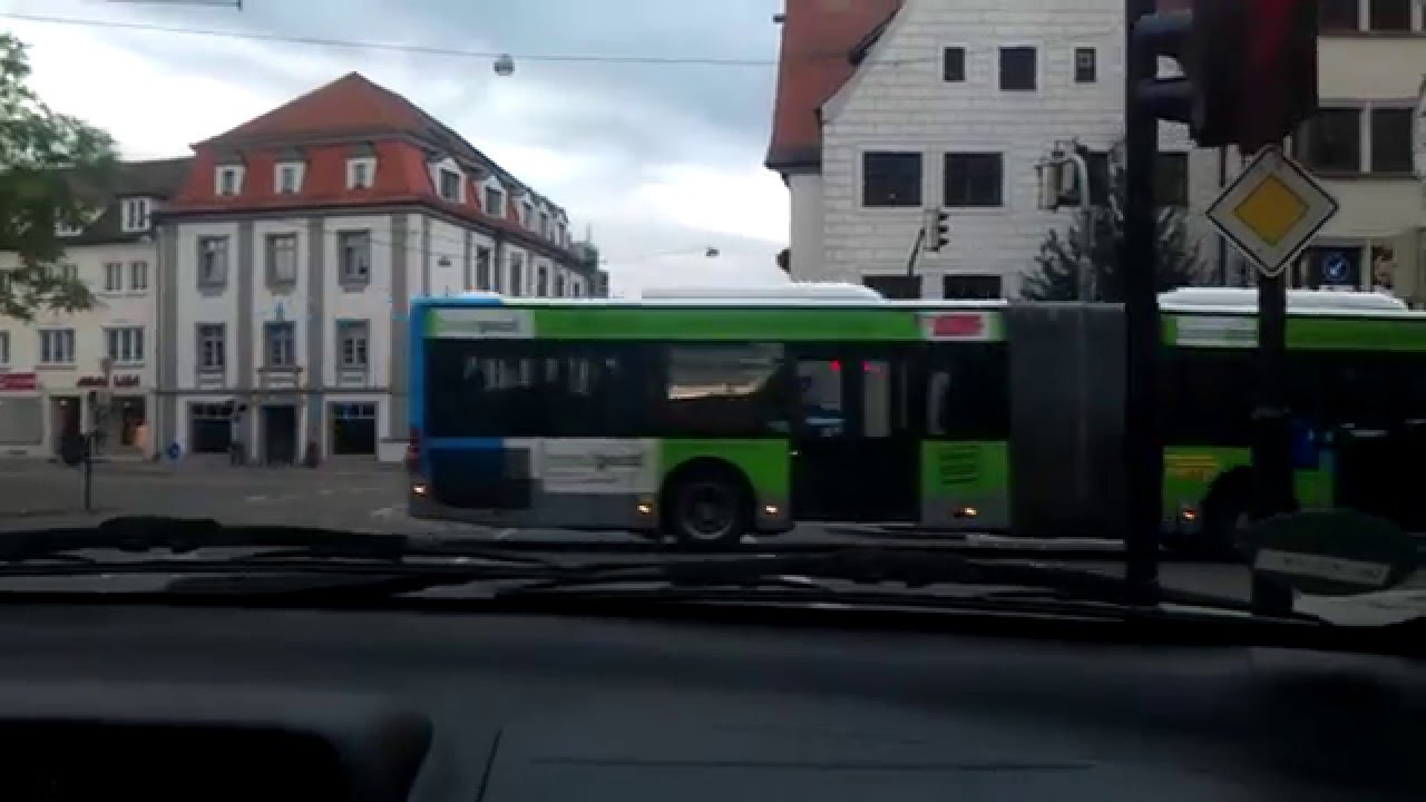 Mit dem Auto durch Ulm Innenstadt