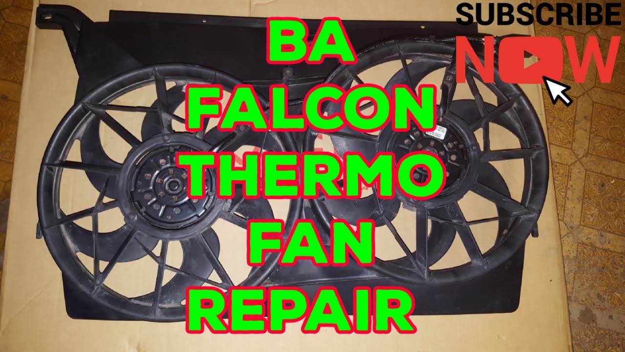 BA Falcon - How to repair a broken thermo fan