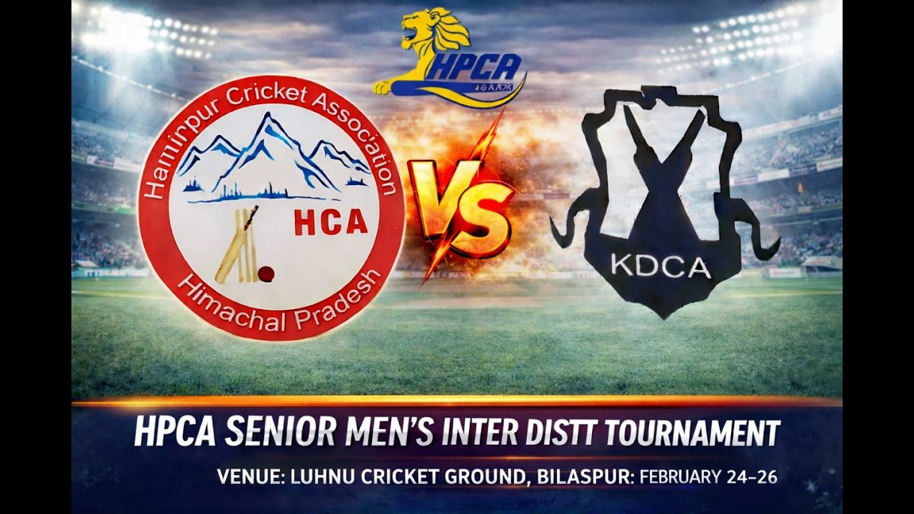 SENIOR MEN'S INTER DISTRICT DAYS TOURNAMENT 2026-27 (HAMIRPUR VS KANGRA)