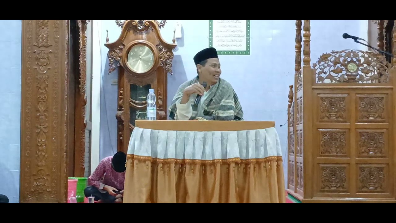Ceramah Tarawih Mlm ke 29 Ustadz H.M.Dahlan Nur di Masjid Nurul Falah Jl. Kamboja panam Pku