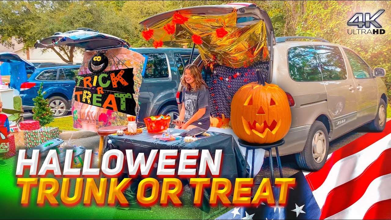 HALLOWEEN TRUNK OR TREAT / TRICK OR TREAT. HOW TO CELEBRATE HALLOWEEN IN USA