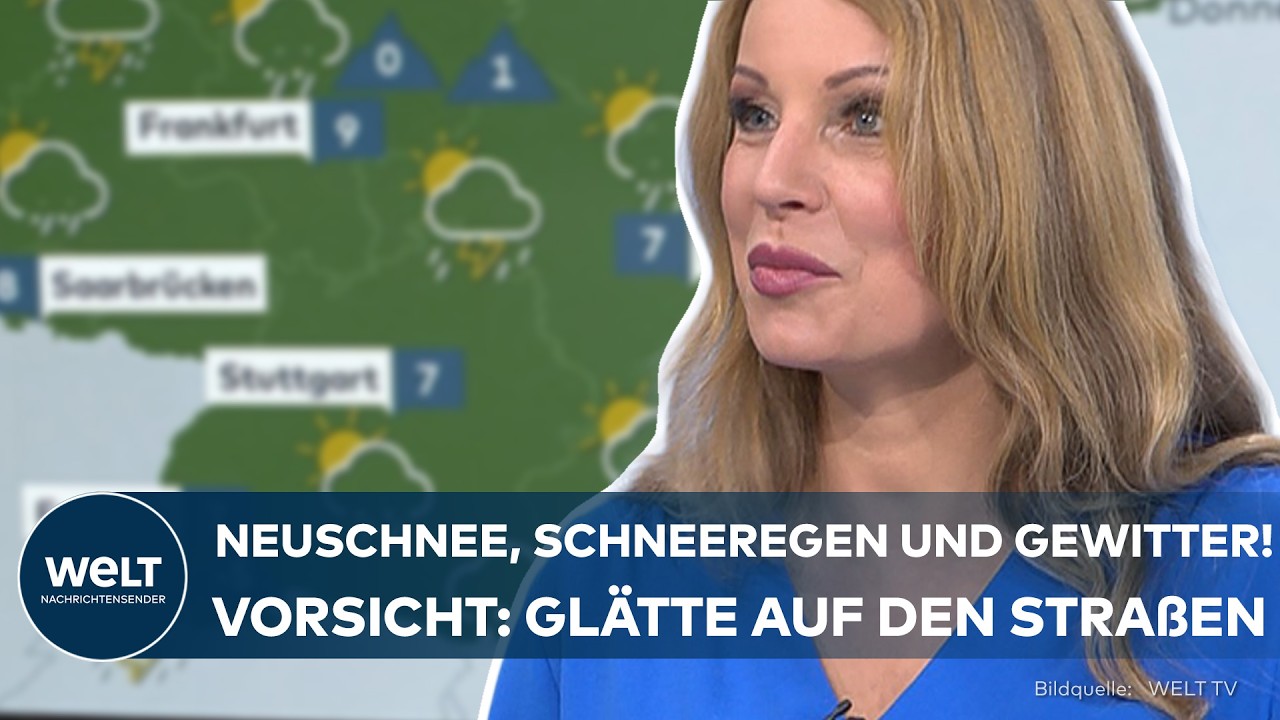 DEUTSCHLAND: Winter-Wetter zu Ostern! Neuschnee an den Alpen &ndash; Gef&auml;hrliche Gl&auml;tte auf den Stra&szlig;en!