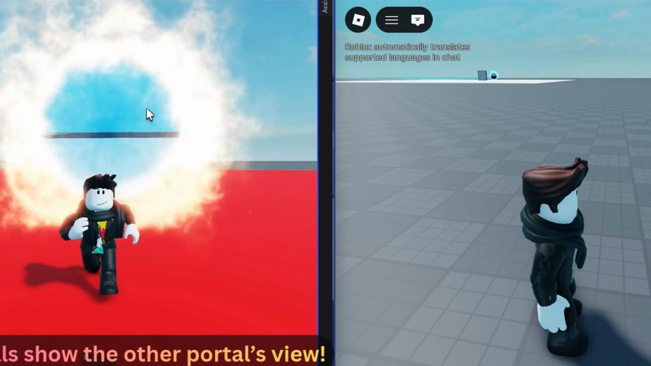 Portals with minimap.