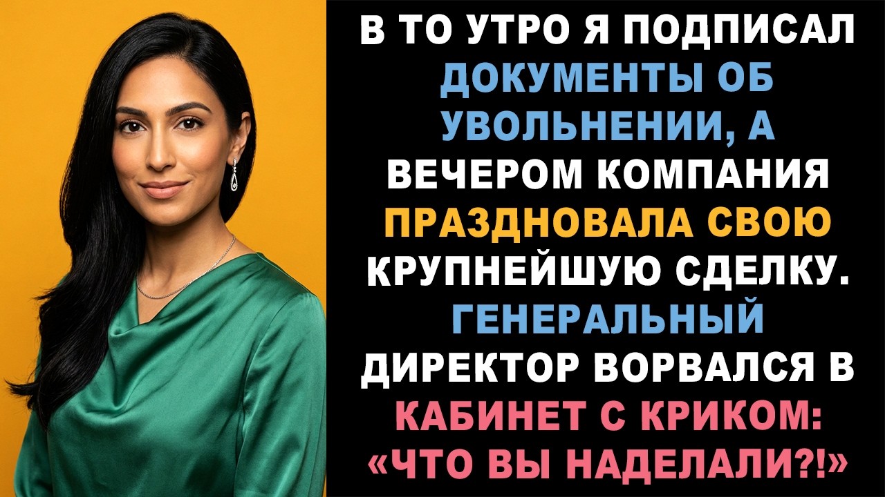 Меня уволили и велели стереть данные с компьютера &mdash; а через три часа мне позвонил президент