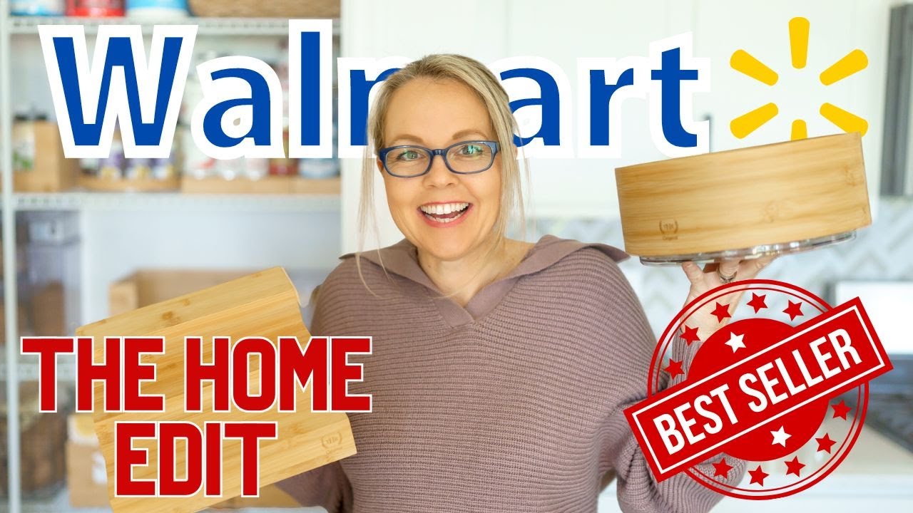 The Home Edit Collection| Pantry Organization | Walmart Haul |The Home Edit Bamboo Collection Review