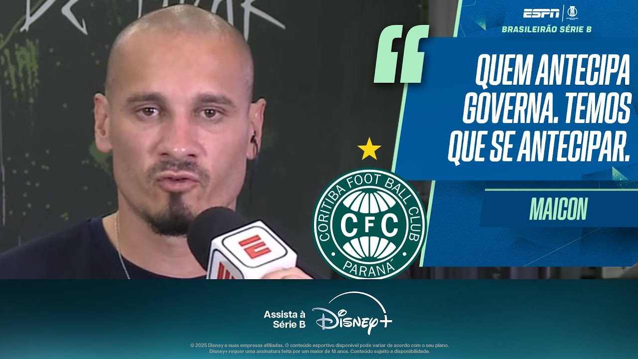CAMPEÃO PELO CORITIBA, MAICON FALA EM RESILIÊNCIA, EXALTA MOZART E PROJETA FUTURO NO BRASILEIRÃO!