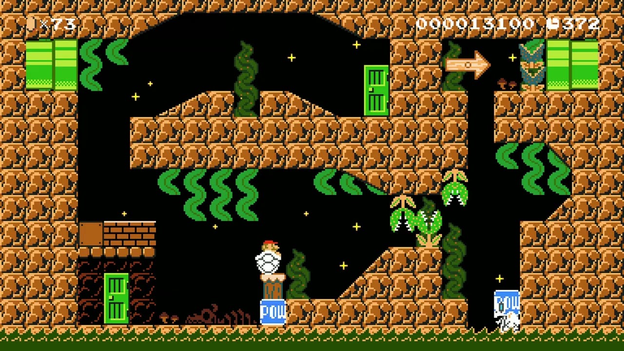 星屑の谷、カロン甲羅に揺られて / Bone Cradle [Stardust Valley, Charon's shell] by ズガドーン 🍄Super Mario Maker 2 #dst