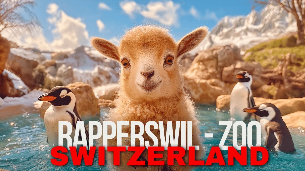 One Day Visit to the Rapperswil, Switzerland Zoo - Cute Baby Goats and Penguins!