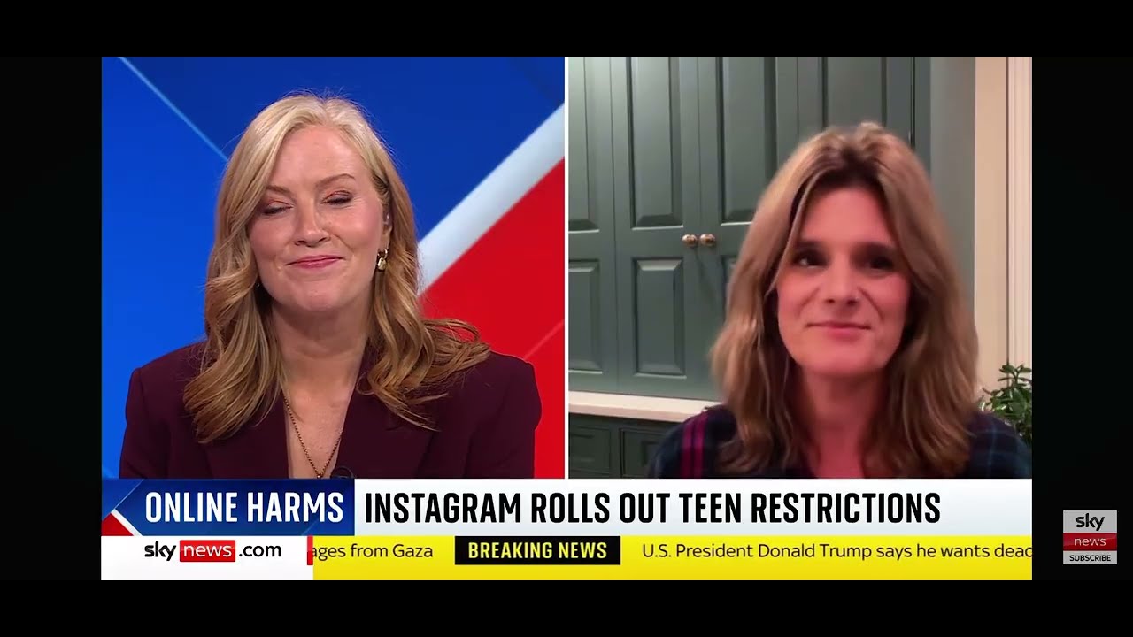 What Instagram&rsquo;s New &ldquo;PG-13 Teen&rdquo; Update Really Means for Parents - Sky News interview 14th Oct 2025
