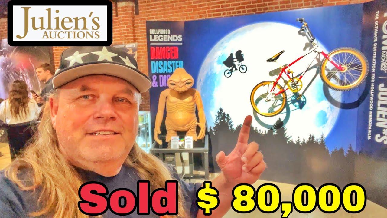 Juliens Auctions E.T. Elliotts Bike sold for $ 80,000 Dollars