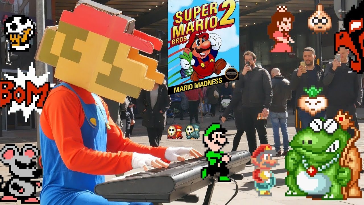 SUPER MARIO 2 COMPLETE OST STREET PERFORMANCE in 4K