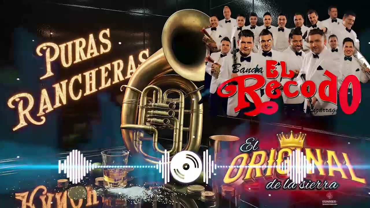 Banda El Recodo Mix 2025 🔥 Rancheras Inolvidables con Banda Sinaloense 🎺 Pistea y Canta Sin Parar