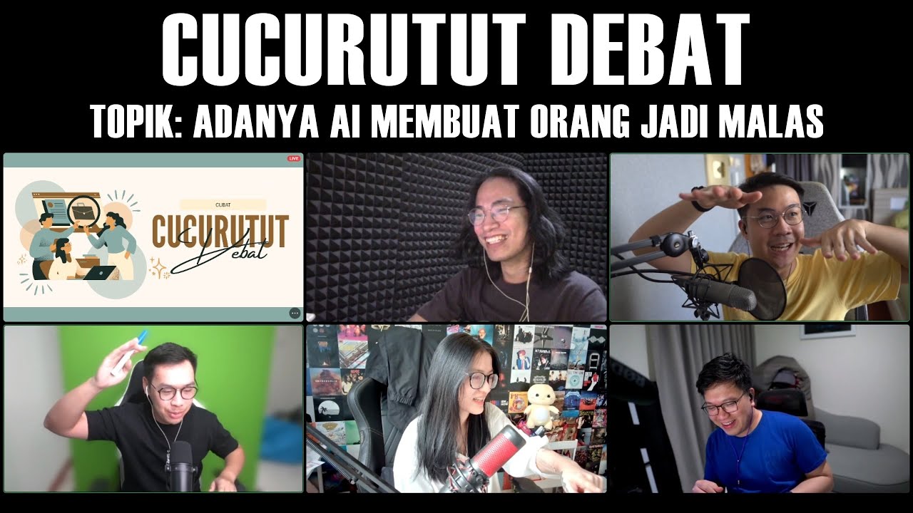 AI BIKIN ORANG JADI MALAS?! PRO / KONTRA? - Cucurutut Debat #3