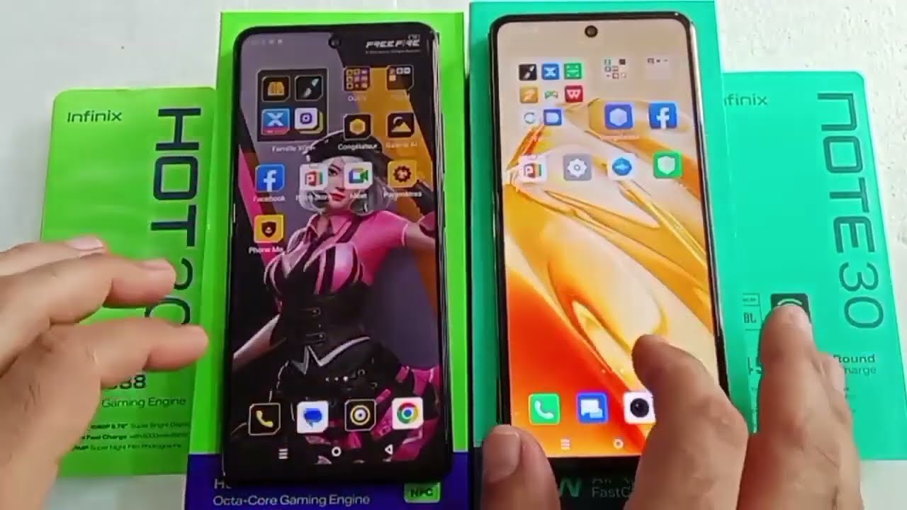 Infinix Hot 30 vs INFINIX NOTE 30 : speed test comparaison