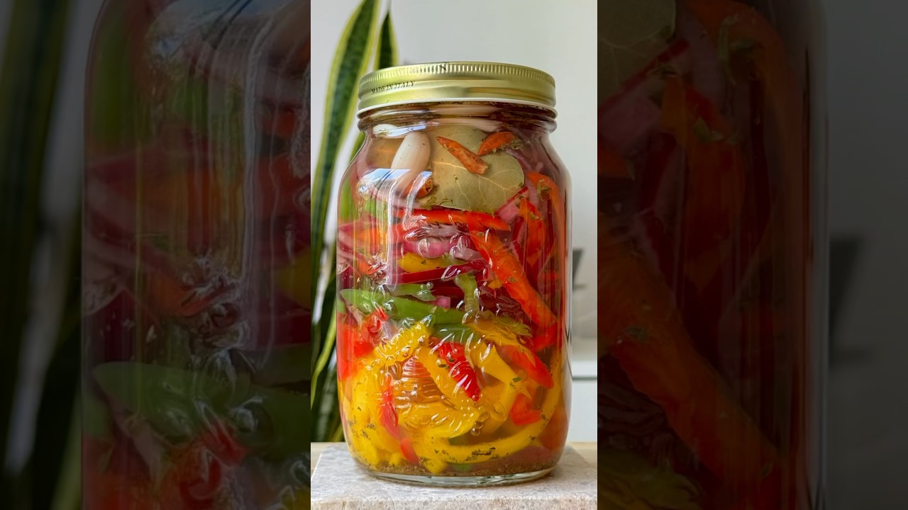 Vegetales en conserva #receta #vegetales #conserva #encurtidos