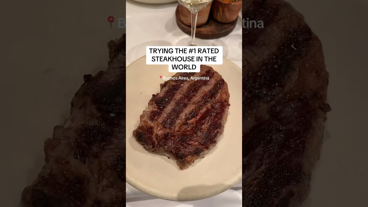 Trying the #1 rated steakhouse in the world #argentina #steakhouse #donjulioparrilla #steak #travel