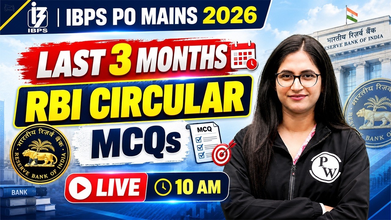 IBPS PO Mains 2026  | Last 3 Months RBI Circular MCQs | by Sushmita Ma'am